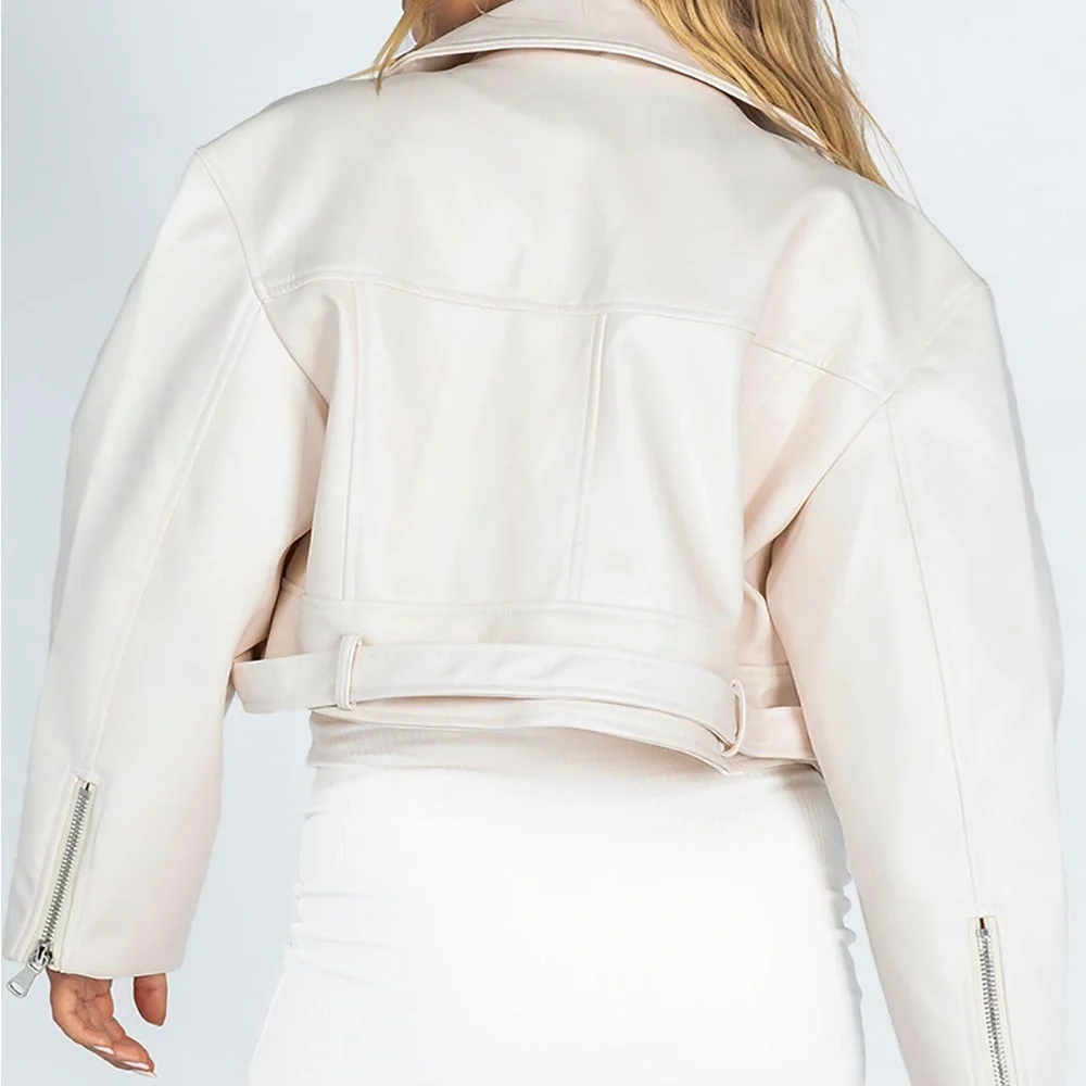 Princess Polly | LIONESS Staten Island Jacket Cream - Picture 4 of 5